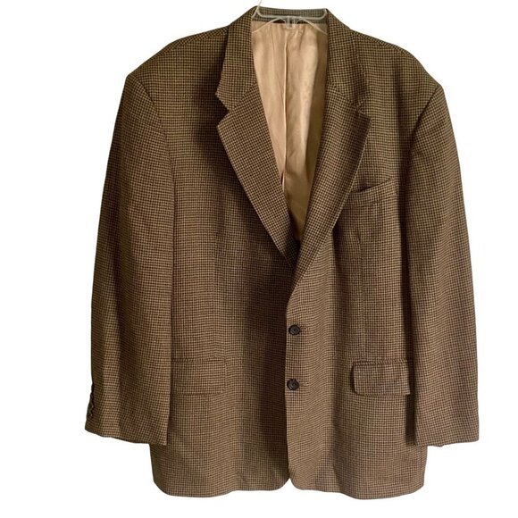 Oscar de la Renta Other - Oscar De La Renta Menswear 2 Button Wool Blazer Jacket Men's 43R